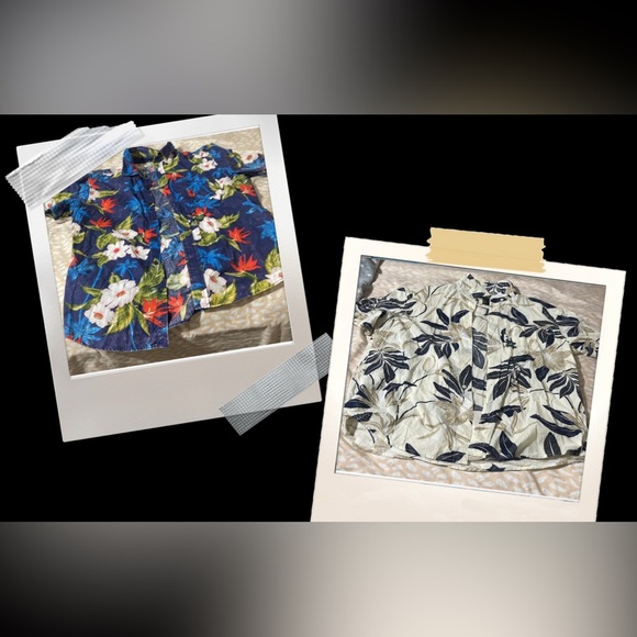 H&M & AE Short Sleeves floral T-Shirts - Picture 1 of 7